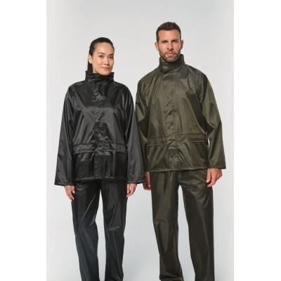 Conjunto de chuva unissexo